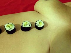 Amateur Nyotaimori's Smooth Curves