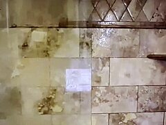 Solo shower turns into masturbation