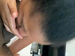 What's Behind This Ebony Amateur's Sultry Blowjob?