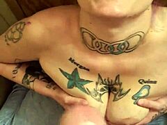Milf Kaytee blasted with cum in bathroom
