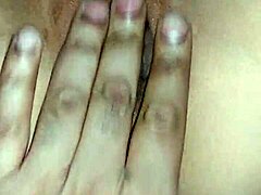 Petite Asian's Wet Fingering Play