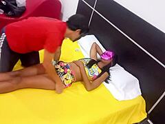 Emo Teen's Interracial Homemade romp With Stepsister