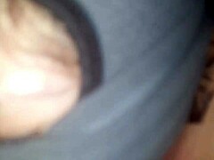 POV video of Latina swallowing