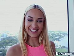 Blonde Stuns With Deep Intense Moves