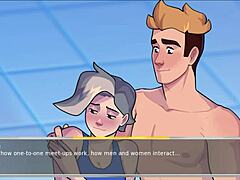3D cartoon featuring hot teacher