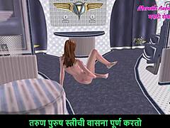 Teen Girl's 3D Cartoon Ass Fingering