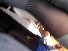 Upskirt Nylon Peek Demands Attention