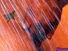 Blonde slut gets DP and facial
