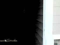 Ebony Milf's Masked Threesome at Airbnb