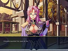Kyonyuu Fantasy Emeraldia H-Scene 2 in English, 3some