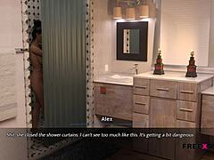 ever seen alex jerk watching showering landlady?