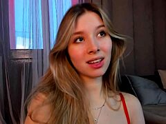 Blonde Star's Sultry Webcam Charm