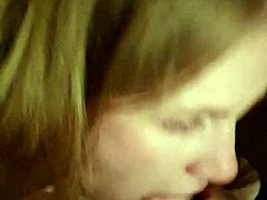 Blonde Teen's Deepthroat Stuns Her Friend