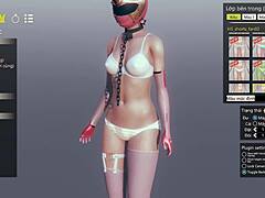 what's hidden in this 3d hentai clip?