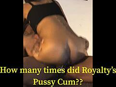 Ebony Creamy Pussy Gets Down And Dirty