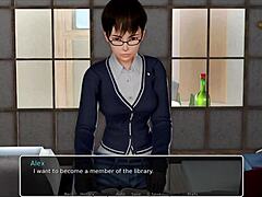 Anime schoolgirl gets big cock