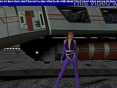 Virtual Sci-Fi Girl’s Armory Fuck Ending One