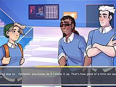 teens' naughty shower antics