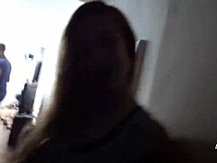 Naughty Latina meets porn actor on street and rides him wild at home