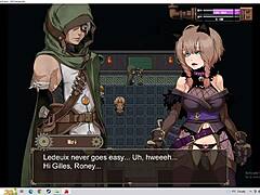 Daring public hentai showdown scene