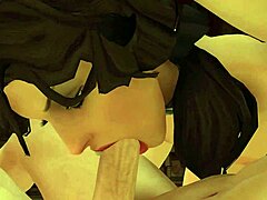 True hentai blowjob with facial finish