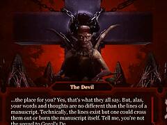 Explore BDSM with mysterious demon