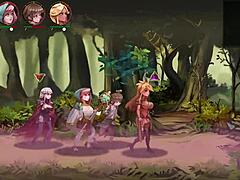 Lesbian hentai gameplay with Jessica