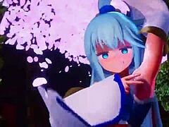 Konosuba's Horny Sex Party Animation With Big Tits And Intense Fucking.