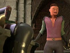 Busty elf dominates man sexually