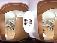 VR Hardcore Double Action With Stunning Curves