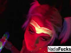 Nadia And Ophelia Suck A Vibrant Cock