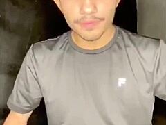 gay man’s intense solo climax moment