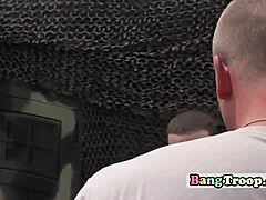 Gay Jock Blows Hunk's Face After Rough Fuck