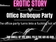 Sizzling office party ASMR roleplay