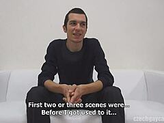 Czech gay casting with cumshots
