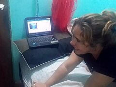 Emo Couple’s Wild Webcam Doggy Play