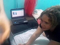 Emo Couple’s Wild Webcam Doggy Play