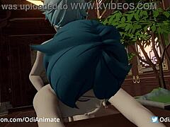Gay anal scene with Xingqiu and Chongyun