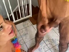 Wife's Sneaky Carnival Double Ass Tease