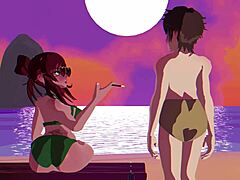 Milf Fucked Hard in Anime Scene