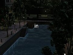 Public tease in spicy anime