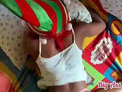 stepbrother use my wet pussy to celebrate a happy new year