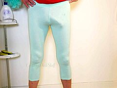 Hard cock in tight clothing