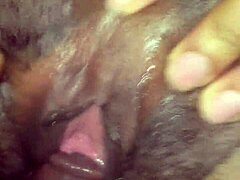 Teasing Pussy Play With Big Black Cock
