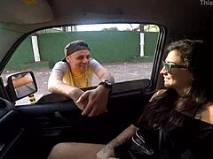 i saw two hot girls showing off and fucking a guy in a jimmy car, pernocas sumaya ganesha