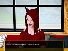 Why does my new family redhead flash those small tits?