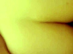 Young woman gets rough facial