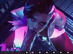 3D porn video with Sombra