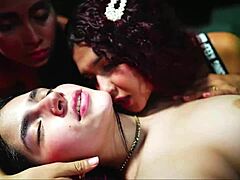 slutty latina takes double penetration from roommates