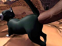 feline gay fantasy unfolds softly